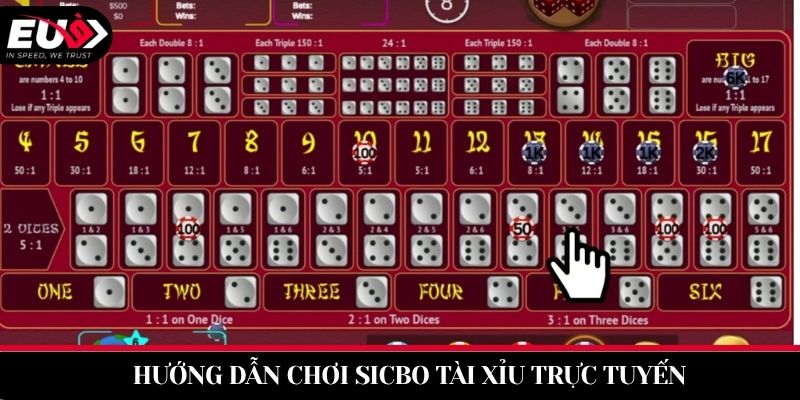 chơi sicbo tài xỉu trực tuyến